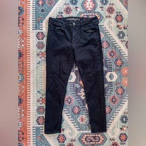 american eagle | black jeggings